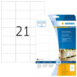 Самоклеящиеся этикетки HERMA A4 70x42,3 мм