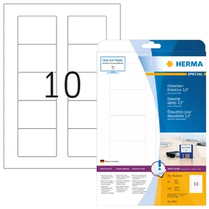 Самоклеящиеся этикетки HERMA Disk labels 3.5 inch