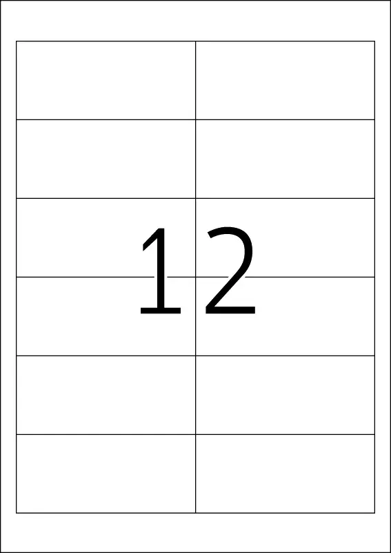 Self-adhesive labels HERMA A4 97x42.3 mm Photo 6