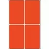 Многофункциональные ярлыки HERMA 52x82 мм красные Photo 2