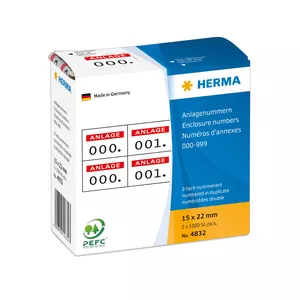Самоклеящиеся этикетки HERMA Номера 4832
