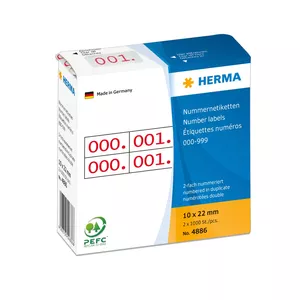 Номерные ярлыки HERMA 4886