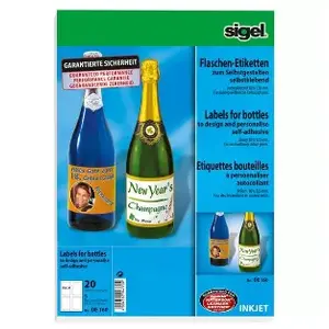 Pašlīmējoša etiķete Sigel DE160