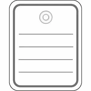 Бирки для товаров HERMA 6820 40x50 мм с отверстием 1000 шт