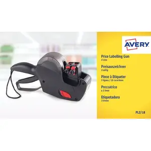 Pašlīmējoša etiķete Taisnstūris AVERY PL2/18