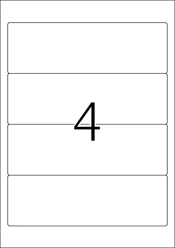 Pašlīmējošās printera etiķetes HERMA File A4 192x61 mm Photo 7