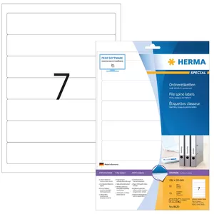 File spine labels HERMA A4 192x38 mm 70 pcs