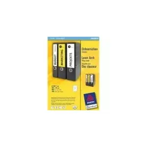 Этикетки для папок Avery L4763-20 Синие 192 x 38mm (140)