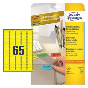 Самоклеящаяся этикетка для принтера Avery L4793-20