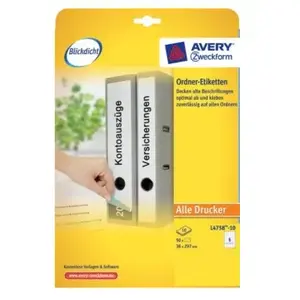 Printer label Avery L4758-10 White