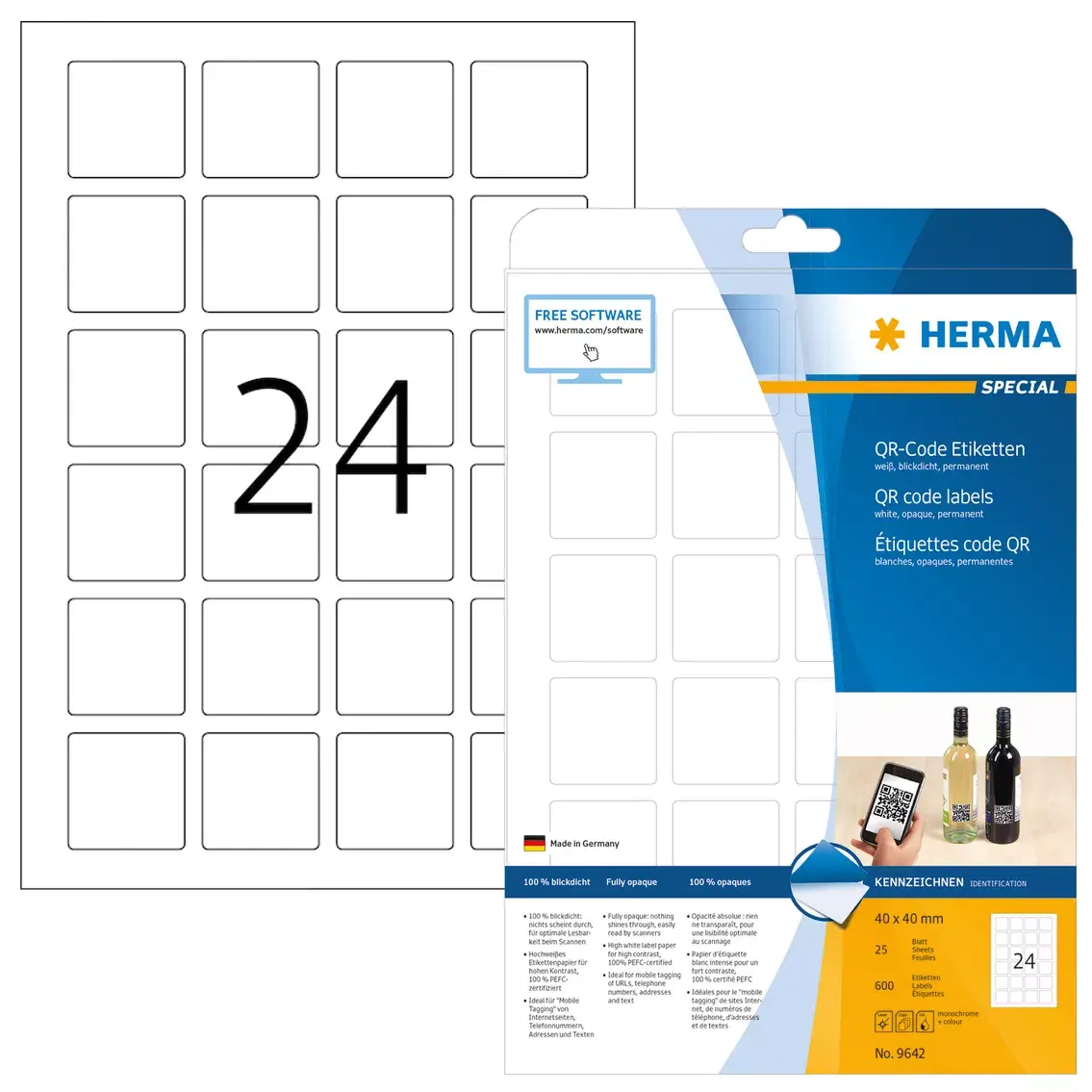 Этикетки QR-кодов HERMA 9642 Photo 4