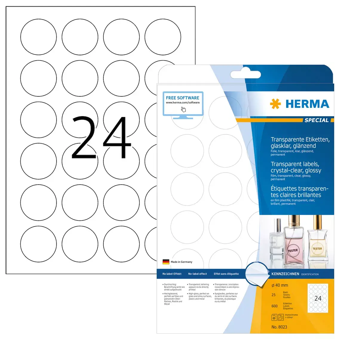 Самоклеящиеся этикетки HERMA 8023 Photo 2