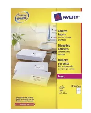 Pašlīmējoša etiķete Avery L7164-100 Photo 2