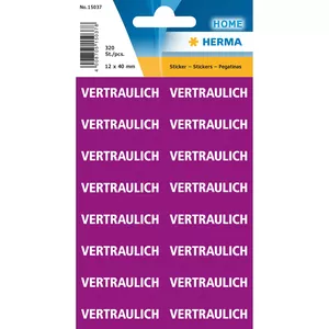 Self-adhesive label HERMA 15037