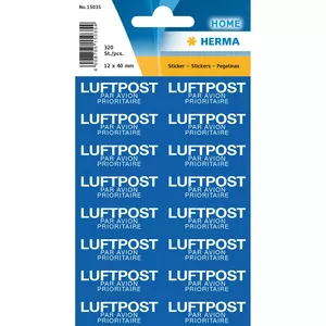 Self-adhesive label HERMA 15035 Blue White