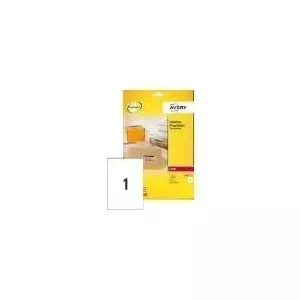 Avery Clear Address Label Laser L7565 Transparent 99.1x67.7mm 25 sheets