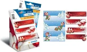 Herma Christmas gift labels self-adhesive counter display assortment