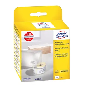 Самоклеящаяся этикетка Avery AS0722520