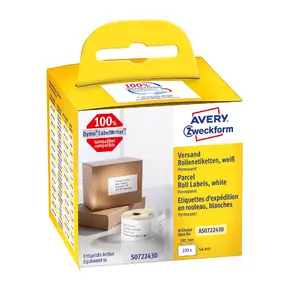 Pašlīmējoša etiķete Taisnstūra AVERY AS0722430