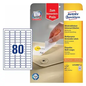 Self-adhesive printer label AVERY L4732REV-10