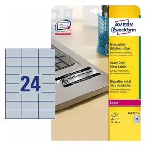 Самоклеящаяся этикетка для принтера Avery L6133-20