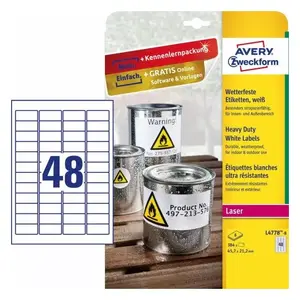 Самоклеящаяся этикетка AVERY L4778-8