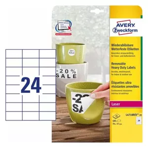 Самоклеящаяся этикетка AVERY L4718REV-20
