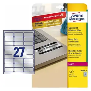 Самоклеящаяся этикетка принтера Avery L6011-8