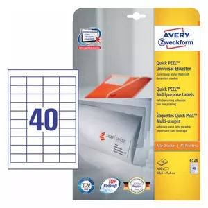 Самоклеящаяся этикетка Прямоугольник AVERY 6126