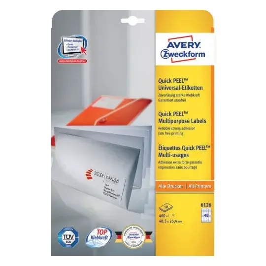 Самоклеящаяся этикетка AVERY 6126 Photo 3