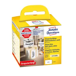 Самоклеящаяся этикетка Avery A1933084 Овальная
