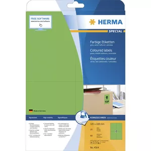 Самоклеящаяся этикетка HERMA 4564 Прямоугольная Зеленая