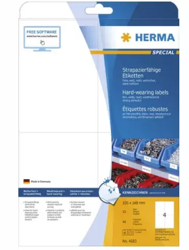 Self-adhesive printer label HERMA 4583 Photo 2