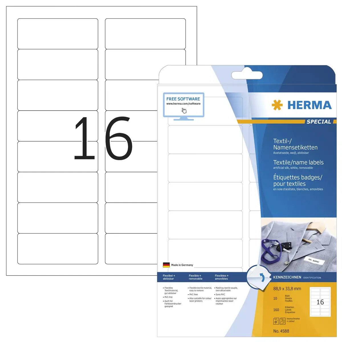 Pašlīmējoša etiķete HERMA 4588 Photo 2