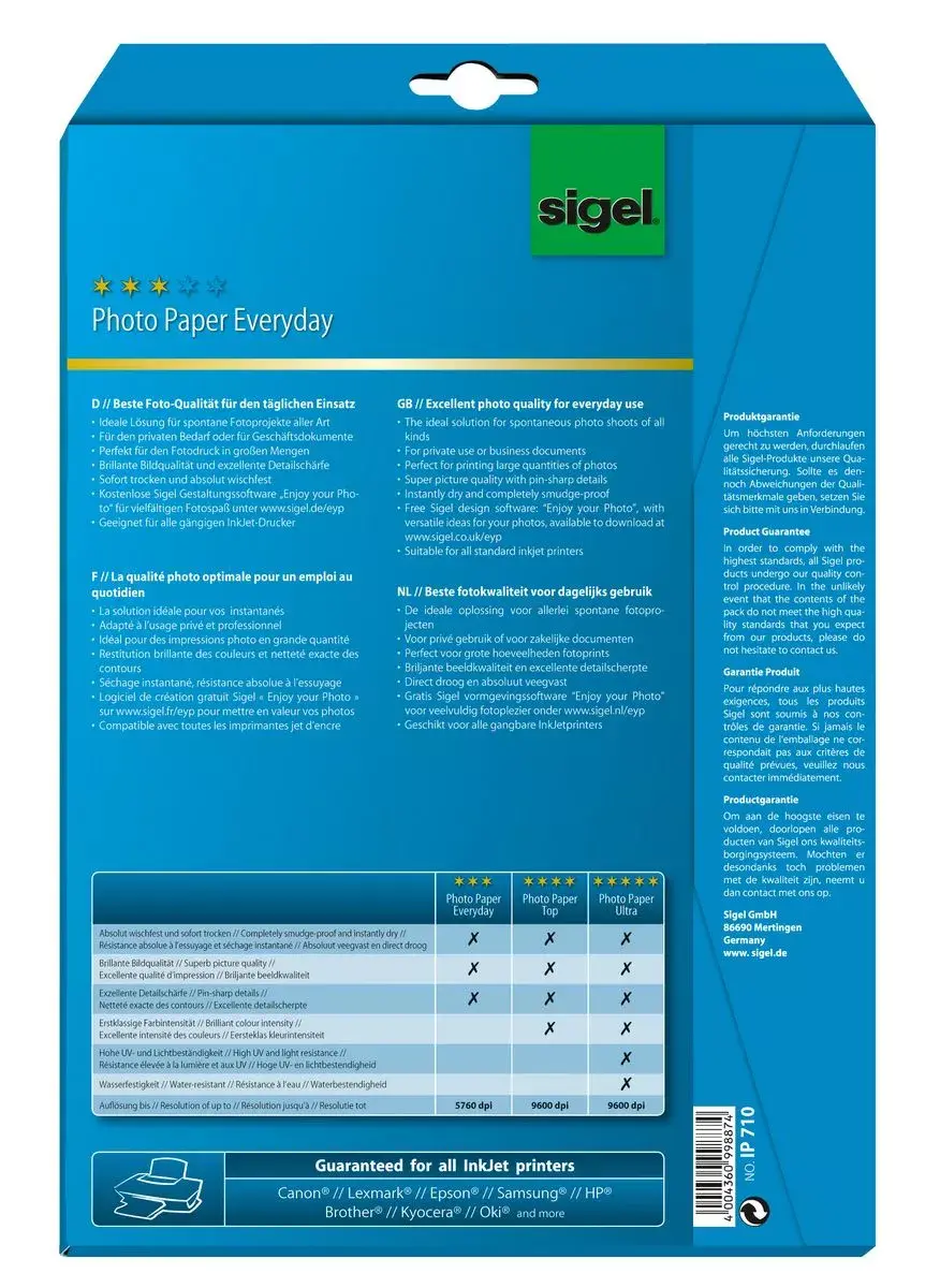Printing paper Sigel IP710 Photo 2