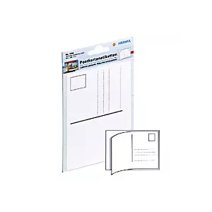 HERMA Post card labels 95x145mm white 10 pcs. pašlīmējošā etiķete