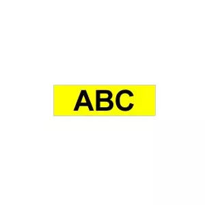 TZ Tape Brother Strong Adhesive Gloss Laminated 9mm Black/Yellow