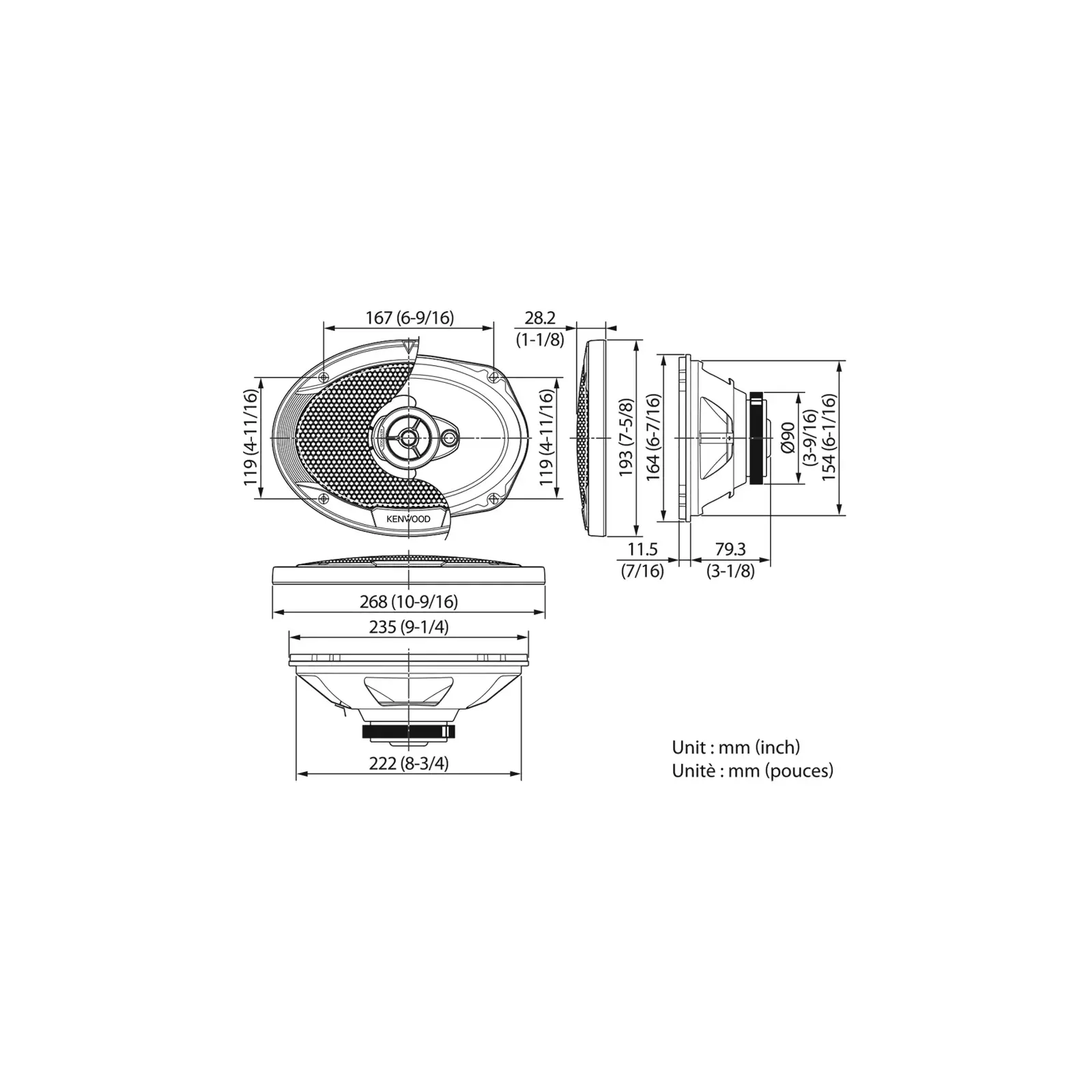 Kenwood KFCS6976EX Photo 2