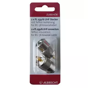 Albrecht 50120 coaxial connector 2 pc(s)