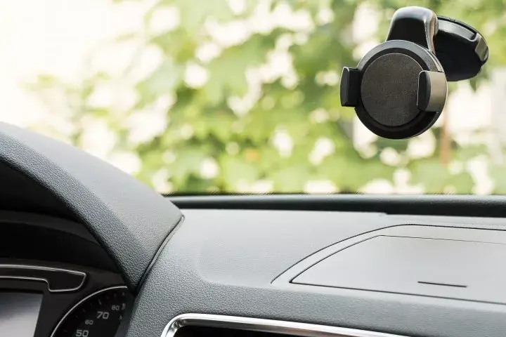 Car Mount Goobay Smartphone Car Mount with Suction Cup Slim Photo 2