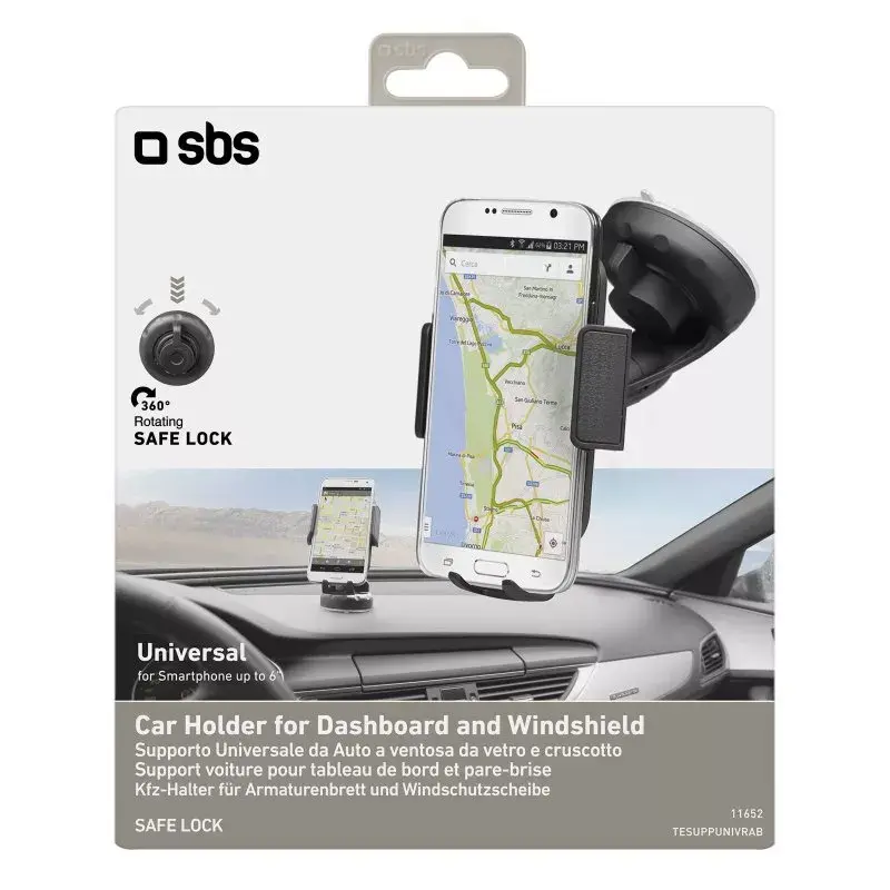 Pasīvais turētājs SBS Universal automašīnas turētājs viedtālrunim līdz 6" Photo 5
