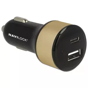 Зарядное устройство для мобильных устройств Navilock 63069 Универсальное Черное Авто от прикуривателя