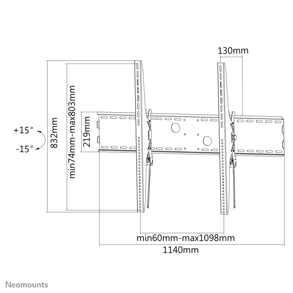Крепление для телевизора Neomounts LFD-W2000 Photo 7