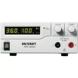 Laboratorijas barošanas avots Voltcraft PPS-16005 1–36V DC, 0–10A