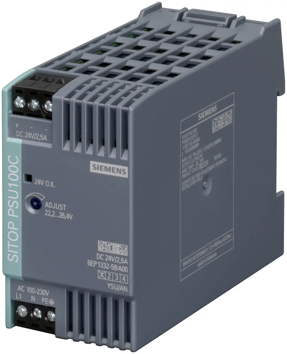 Siemens SITOP PSU100C Iekštelpu Barošanas Bloks