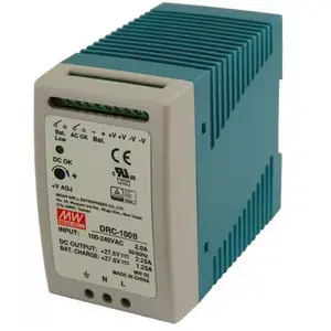 Barošanas adapteris MEAN WELL DRC-100B Iekštelpu 96.6 W Zils Balts