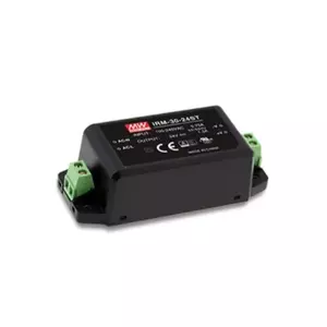 Power Supply Unit Mean Well IRM-30-24ST 31.2 W 85-264 V Passive Cooling Black