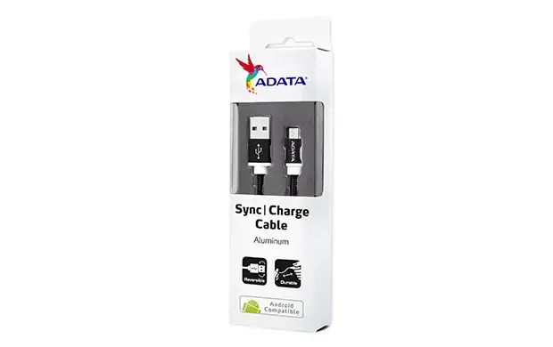 ADATA USB 2.0 кабель 1 м — USB A на Micro‑USB B Photo 7