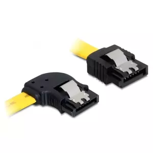 SATA Cable Male/Male DeLOCK 0.7m Yellow 82826