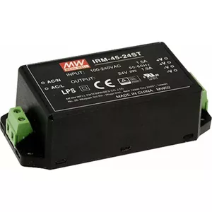 SPS power supply module mean well IRM-45-12ST 45W 12V 3.8A with screw terminal